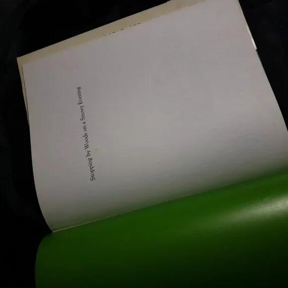 RVHTF EUC 70's Vintage / 1978 Hardcover "Stopping by Woods on a Snowy Evening" - Picture 11 of 15
